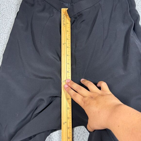 Mon Cheri Wide Leg Formal Dress Pants Womens 8 Black Lined High Rise - Picture 6 of 13
